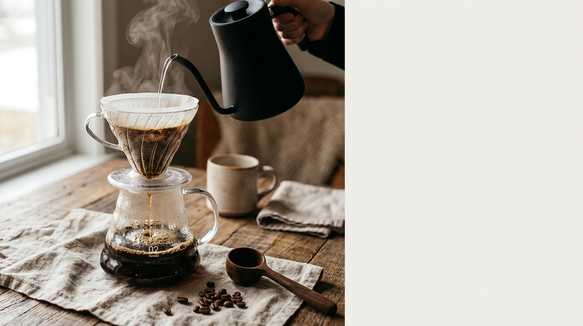BrewRitual editorial mood — coffee ritual