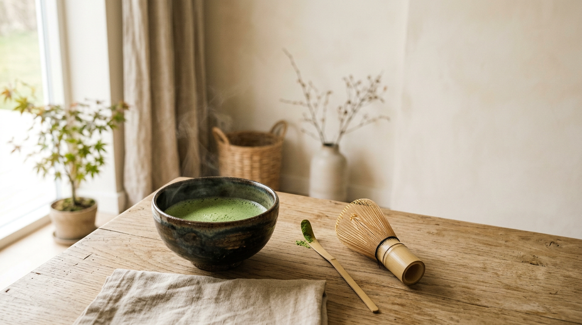 BrewRitual editorial mood — ceremonial matcha