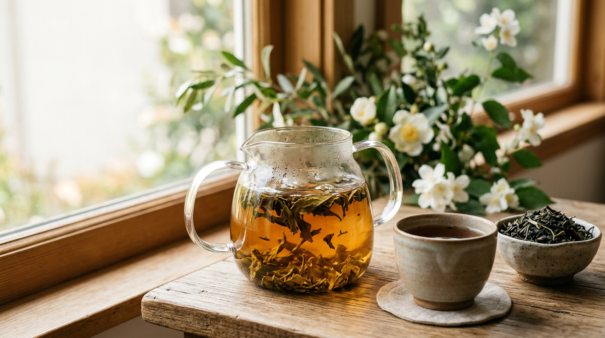 BrewRitual editorial mood — heritage and estate tea