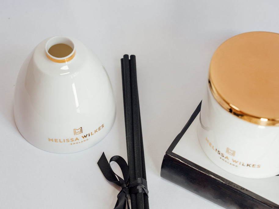 Elegant Rose — Fine Bone China Reed Diffuser — product detail view 4