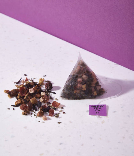 Brew Tea Co. Apple & Blackberry — 15 Tea Bags — product detail view 2