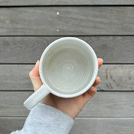 St Agnes handmade large ceramic mug with a glazed finish, 14–16oz