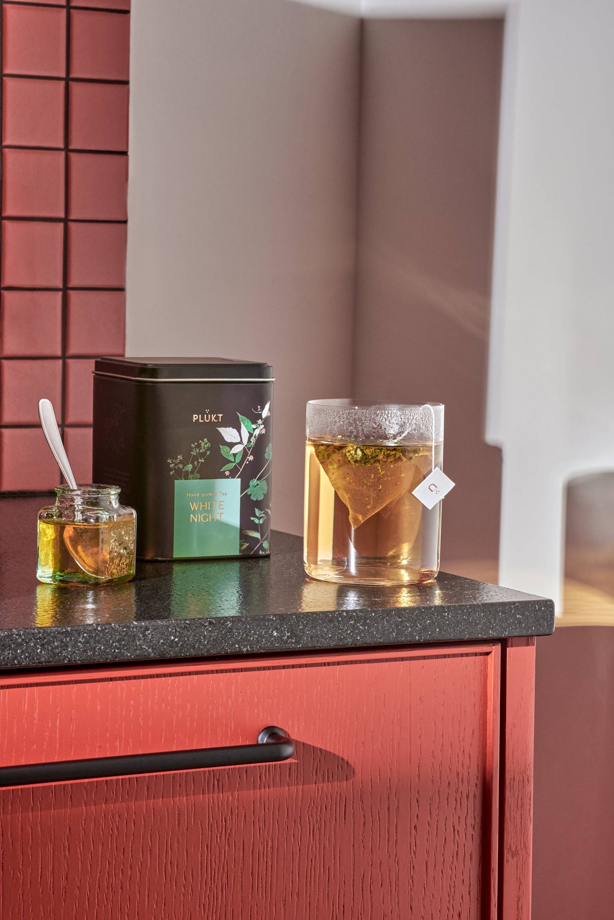 Tea Blend White Night - calming evening herbal , relaxing: 25 biodegradable bags free from plastic