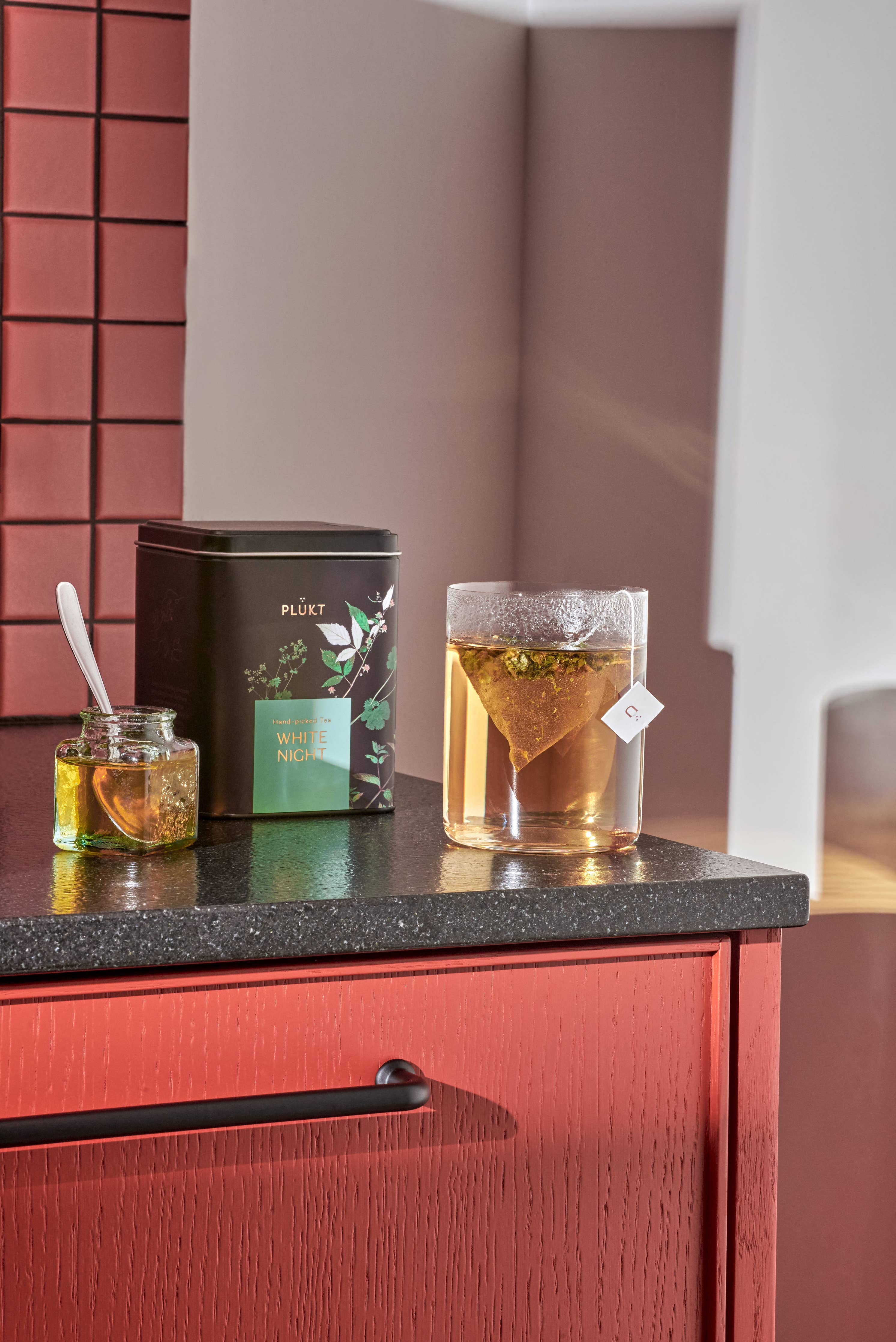 Tea Blend White Night - calming evening herbal , relaxing: 25 biodegradable bags free from plastic