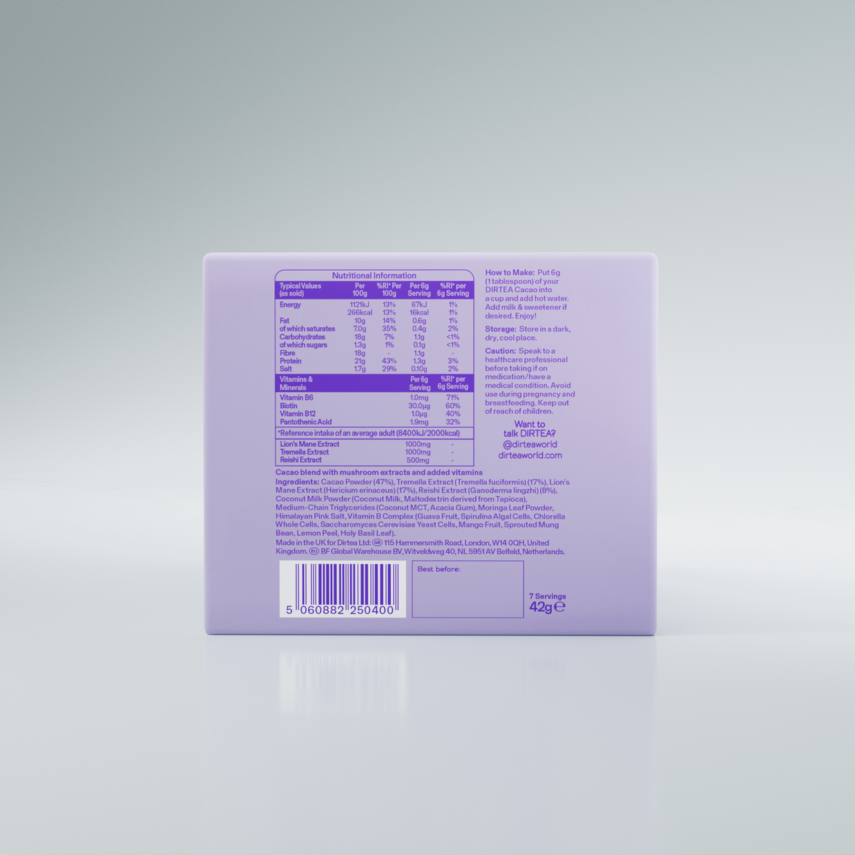 Mushroom Cacao x 7 Sachets 
