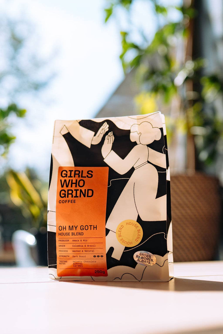 Oh My Goth — Dark Roast Brazil & Guatemala Blend, 250g — product detail view 2