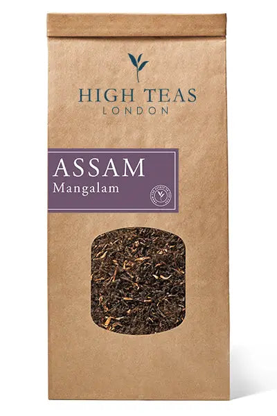 Assam Mangalam FTGFOP1 loose leaf tea packaging