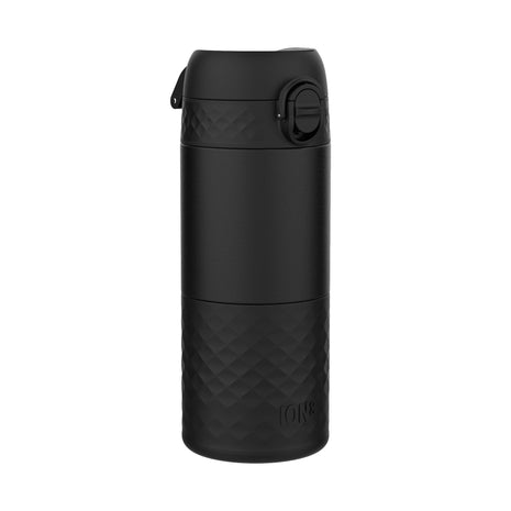 ION8 Insulated Steel Travel Mug — Black, 360ml