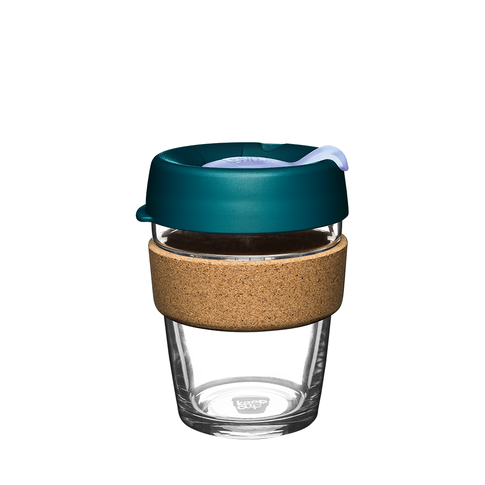 Brew Cork Glass Cup - 12oz | Eventide
