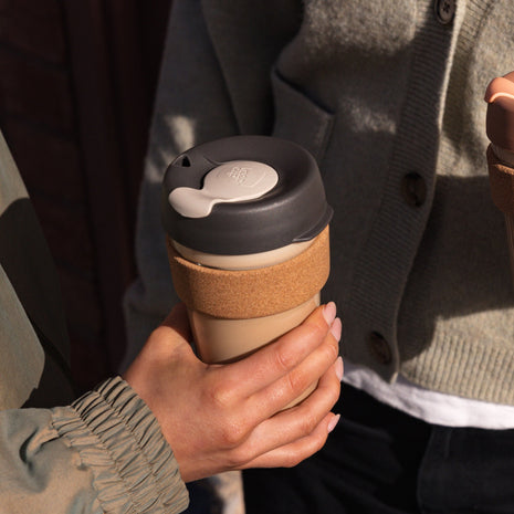 Brew Cork Glass Cup - 16oz | Press