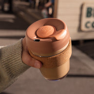 Brew Cork Glass Cup - 12oz | Frappe