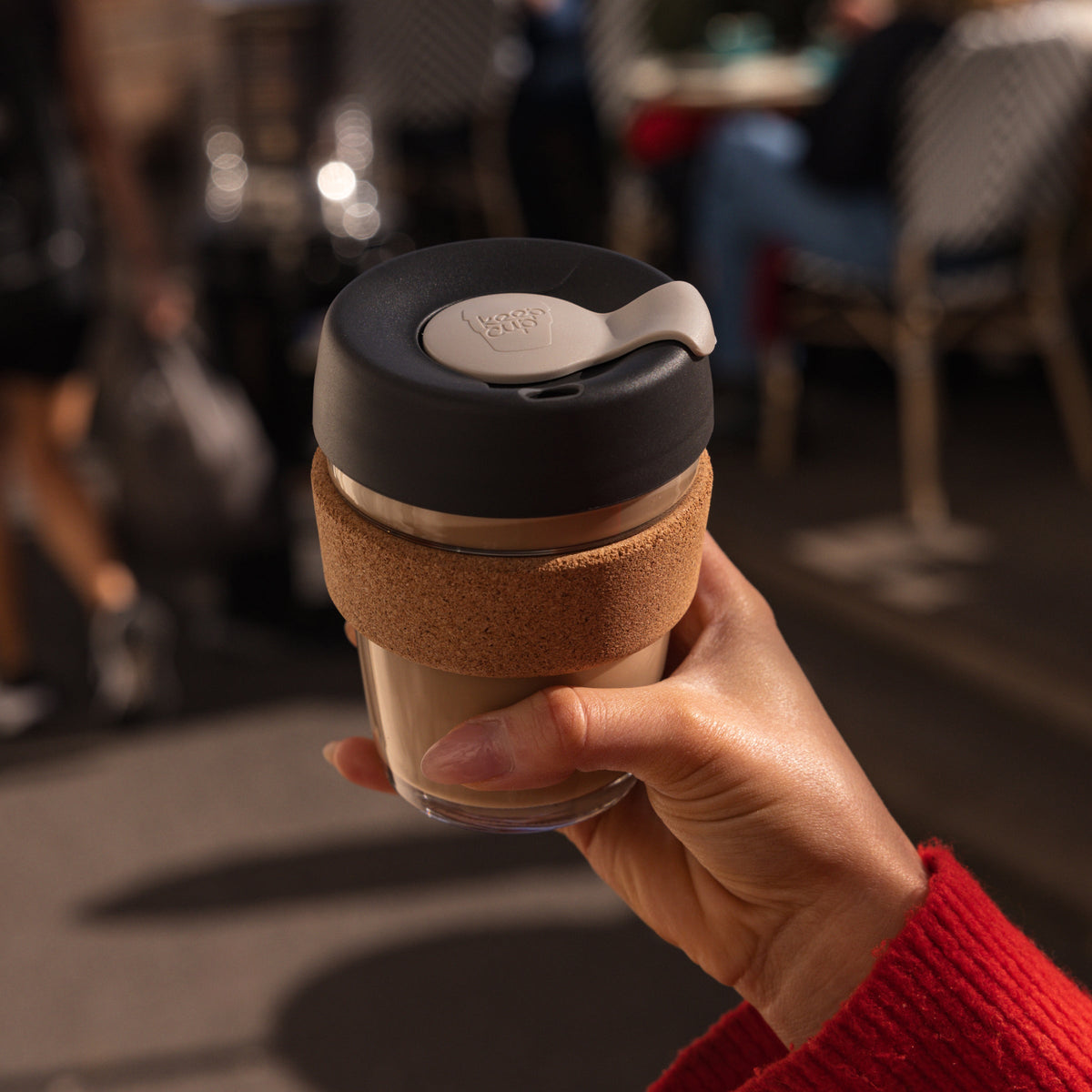 Brew Cork Glass Cup - 12oz | Press