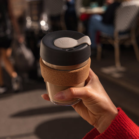 Brew Cork Glass Cup - 12oz | Press