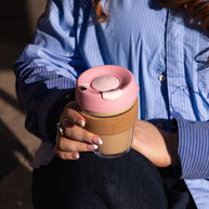 Brew Cork Glass Cup - 12oz | Saskatoon