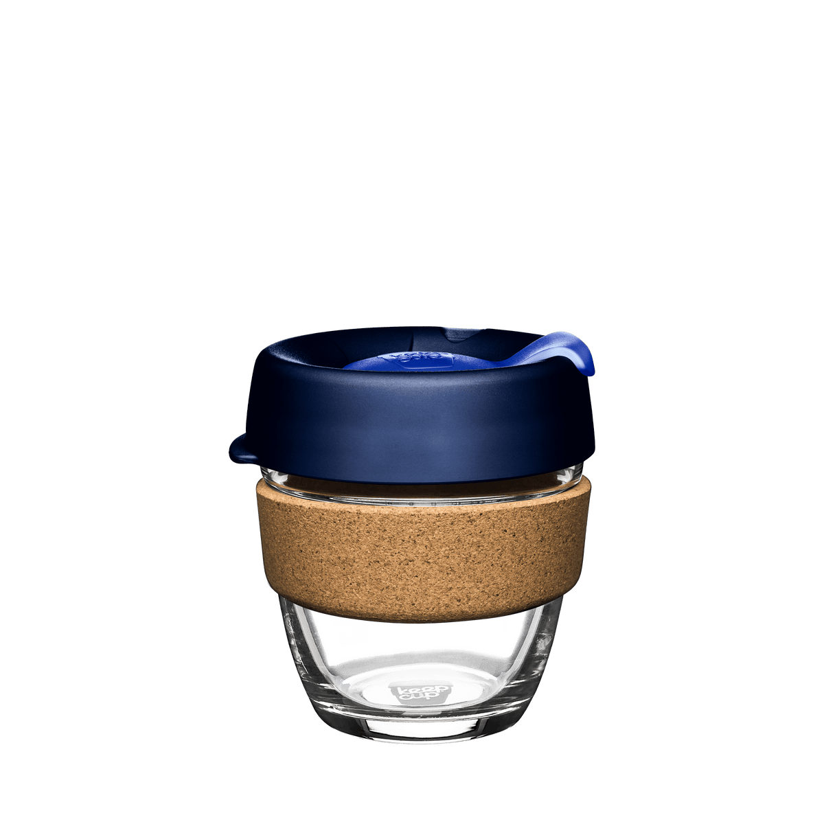 Brew Cork Glass Cup - 8oz | Ink