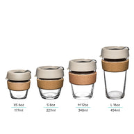 Brew Cork Glass Cup - 12oz | Ink