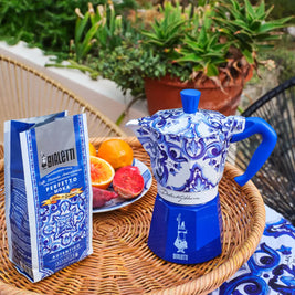 Bialetti X Dolce&Gabbana Blu Mediterraneo Coffee (Moka Ground) - 250g
