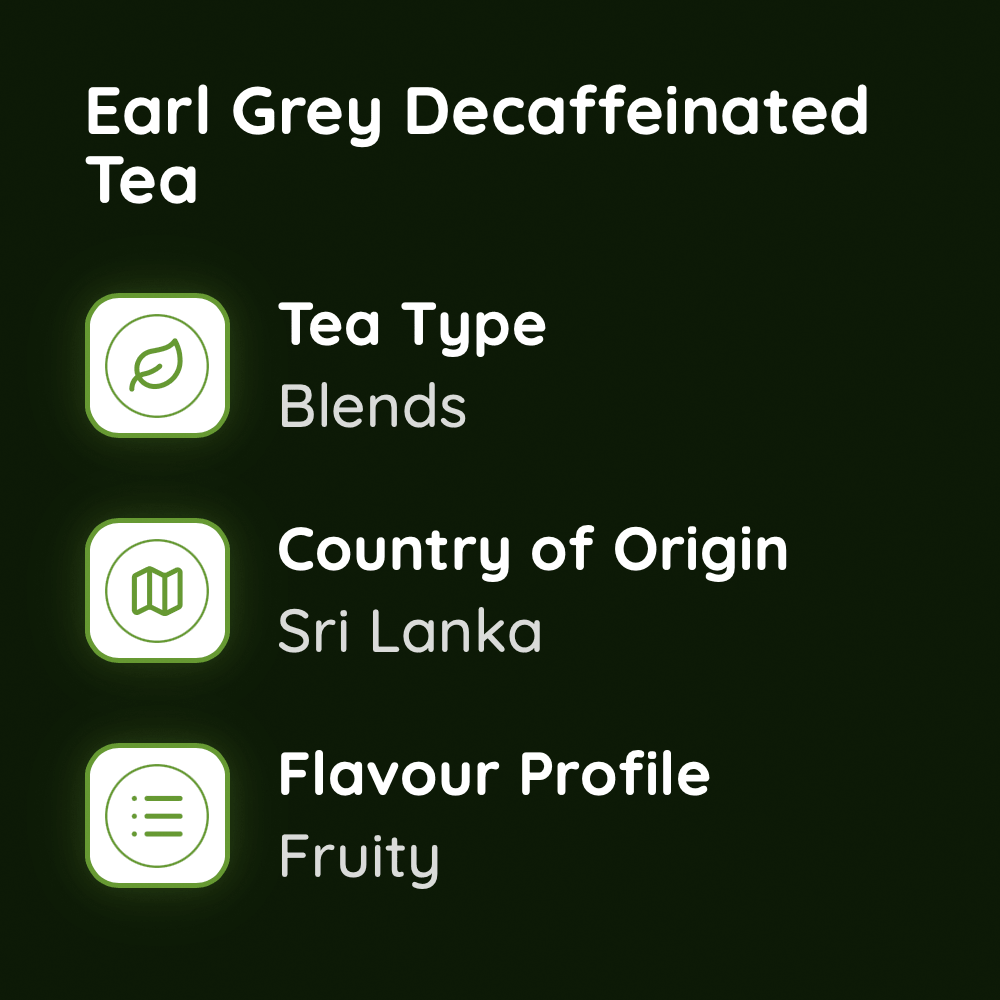 Earl Grey Decaffeinated — Loose Leaf Black Tea