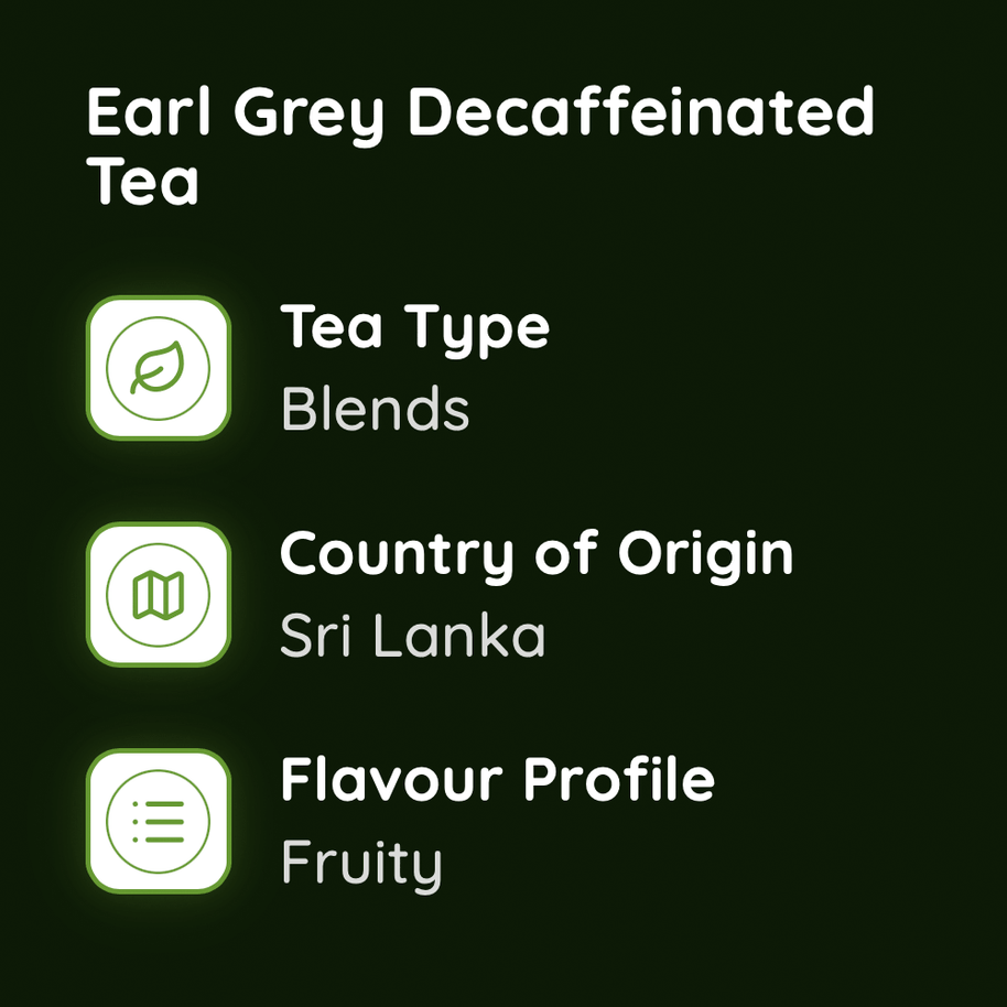 Earl Grey Decaffeinated — Loose Leaf Black Tea