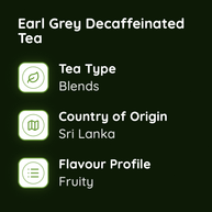Earl Grey Decaffeinated — Loose Leaf Black Tea