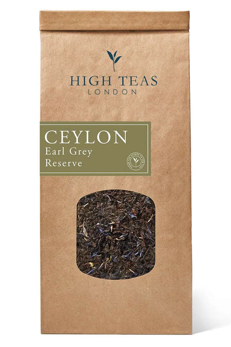 Earl Grey Reserve loose-leaf black tea with cornflowers