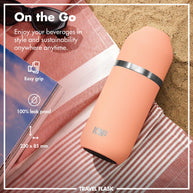 ION8 Luma Vacuum Flask & Mug — Coral, 700ml — product detail view 7