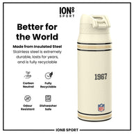 ION8 x NFL Saints Insulated Bottle — 750ml — product detail view 5