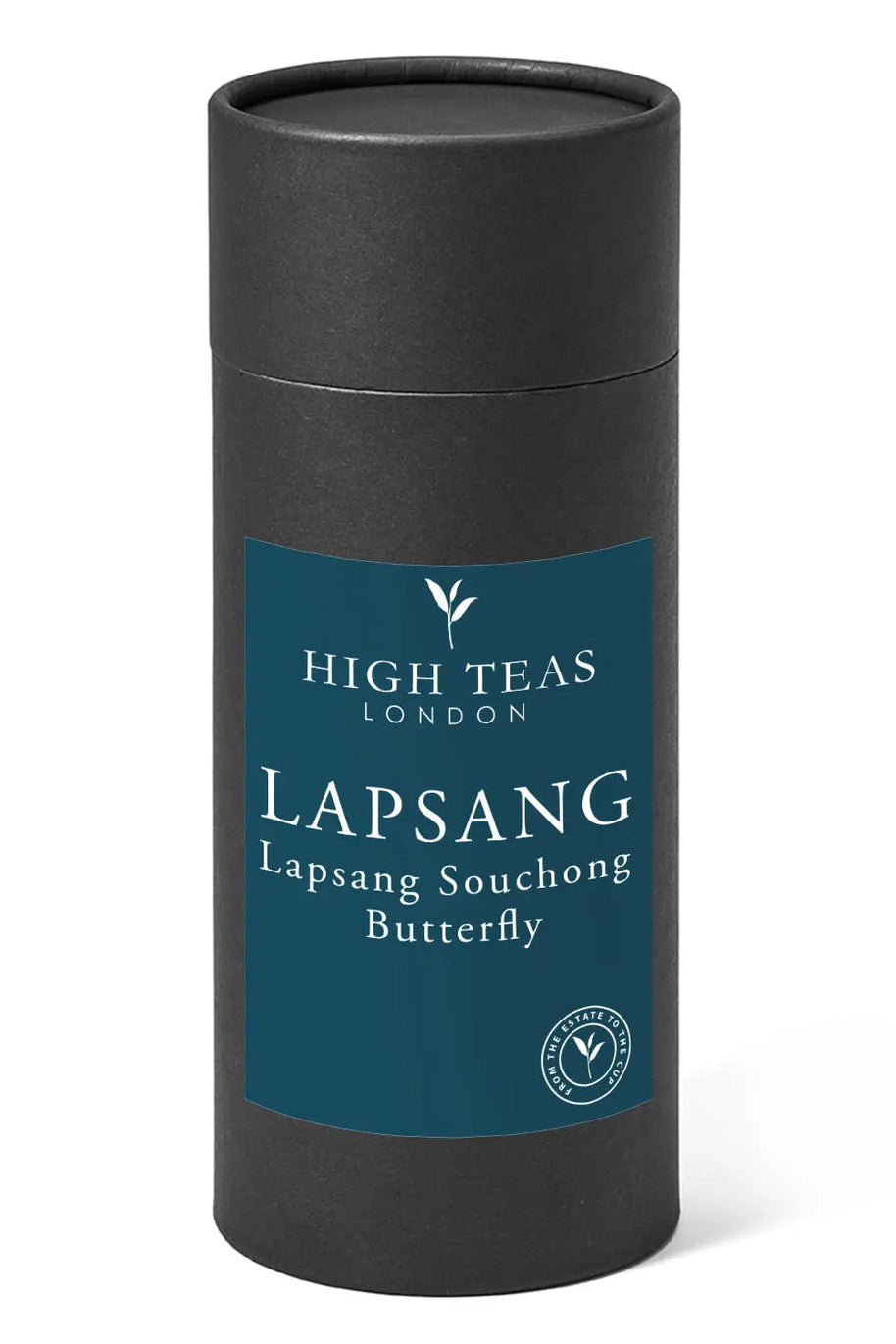 Lapsang Souchong Butterfly gift tube packaging