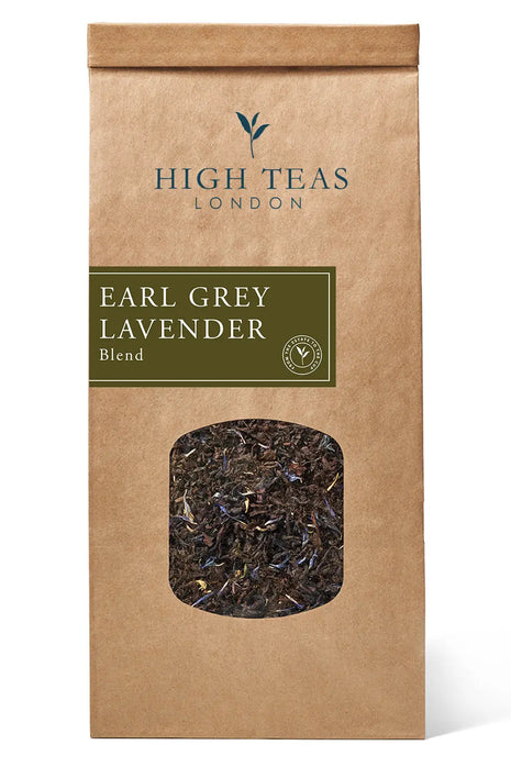 Lavender Earl Grey loose leaf tea packaging