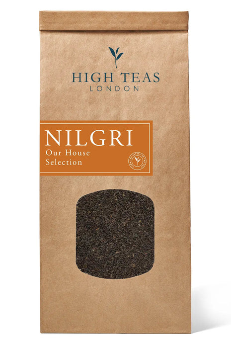 Nilgiri Blue Mountain SFTGFOP1 loose leaf tea packaging