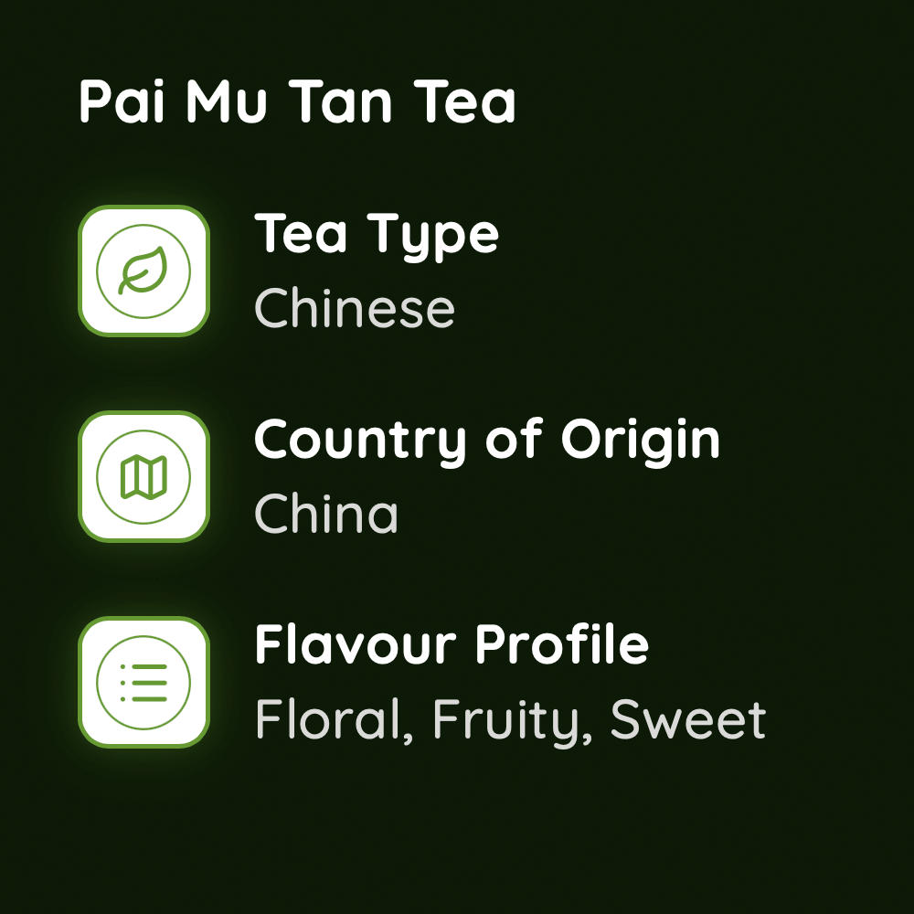 Pai Mu Tan White Peony — Loose Leaf White Tea