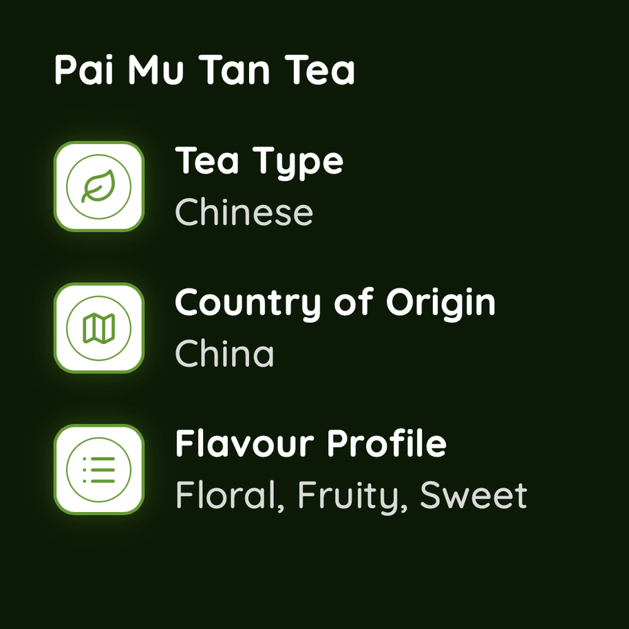 Pai Mu Tan White Peony — Loose Leaf White Tea