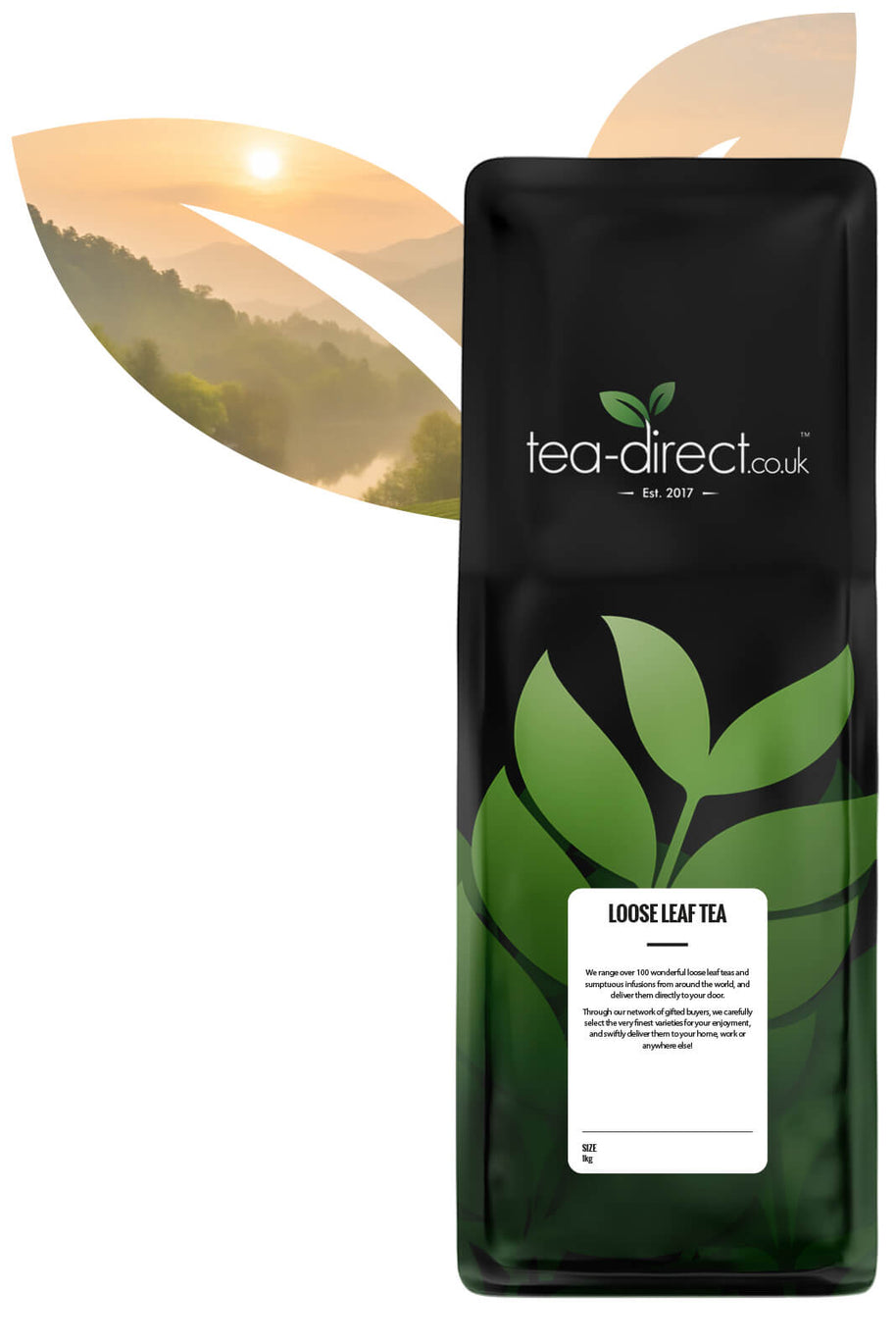 Tea-Direct Lung Ching Dragon Well loose-leaf green tea packaging