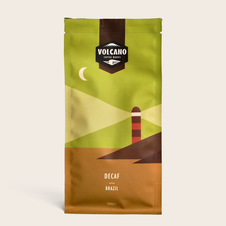 Volcano Coffee Works Decaf 200g coffee bag