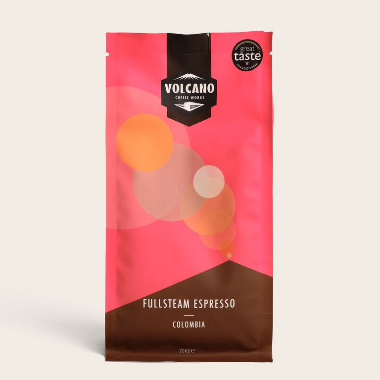 Volcano Coffee Works Fullsteam Espresso 200g coffee bag