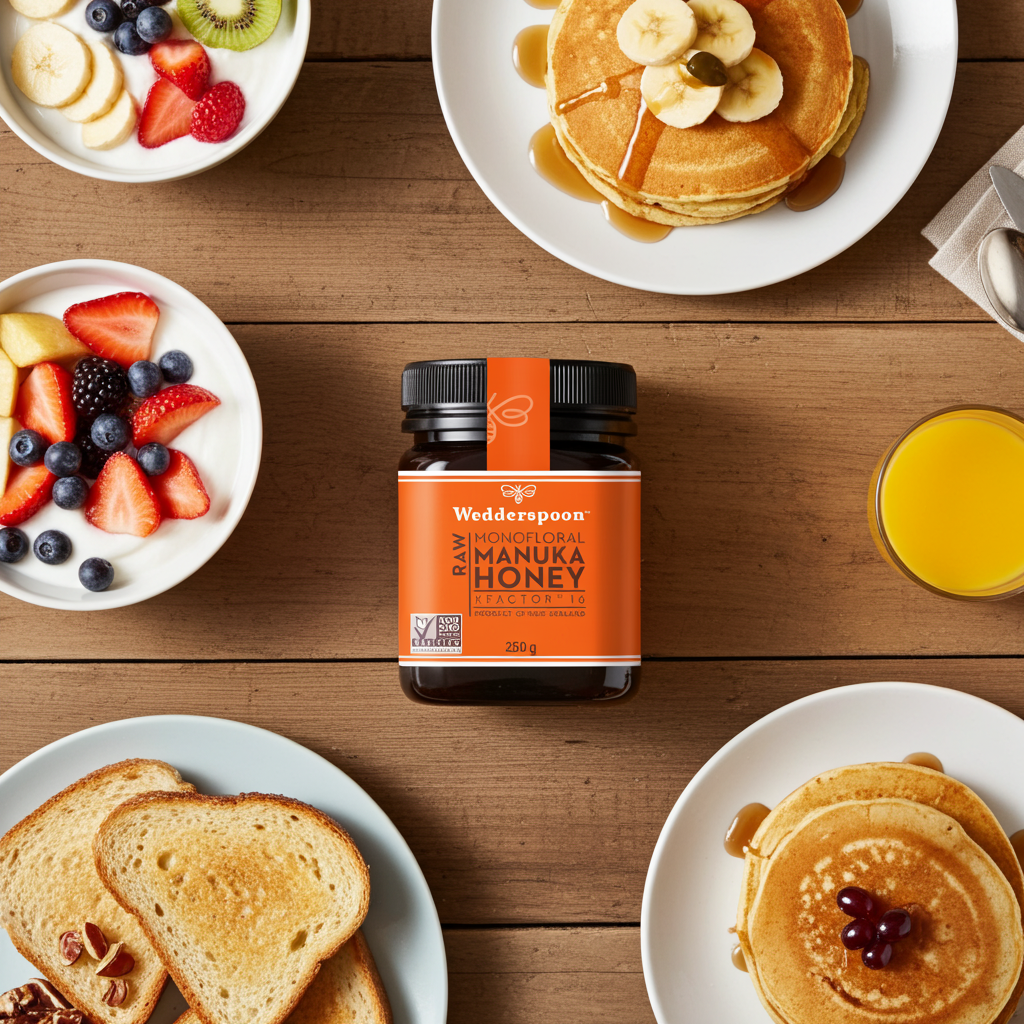 Wedderspoon Raw Manuka Honey KFactor 16+ — 250g