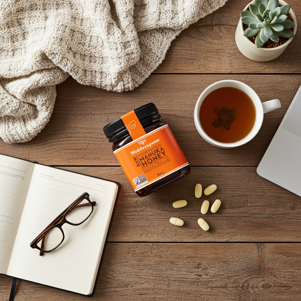 Wedderspoon Raw Manuka Honey KFactor 16+ — 250g