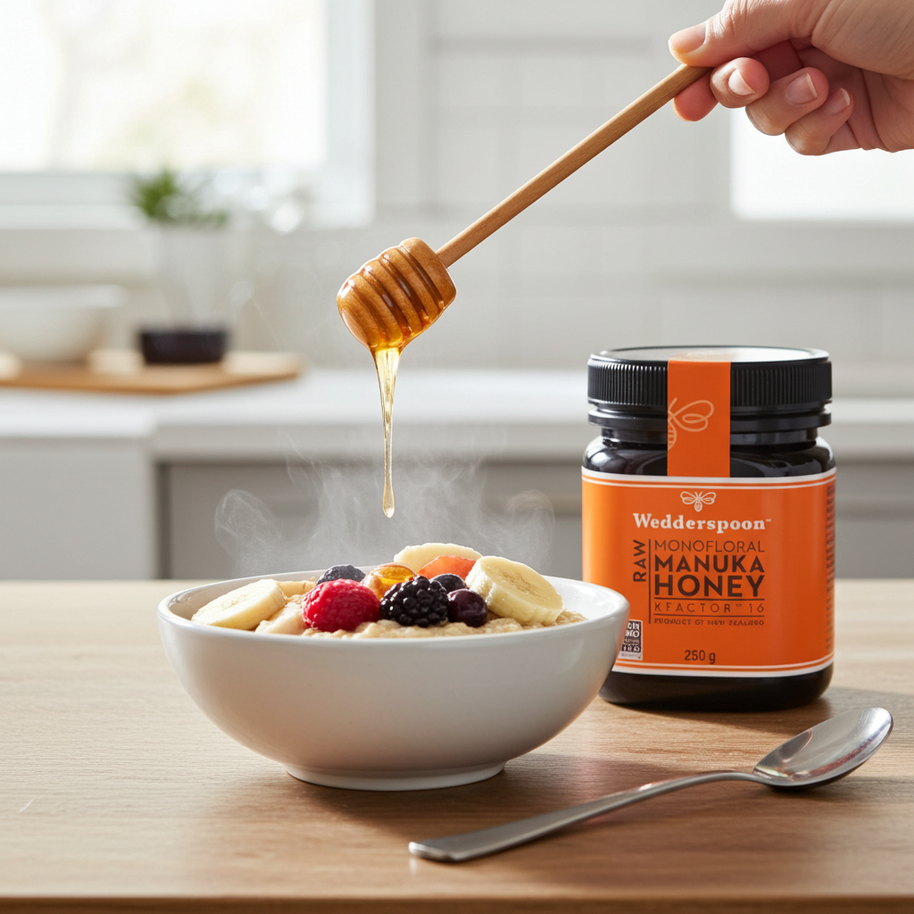 Wedderspoon Raw Manuka Honey KFactor 16+ — 250g