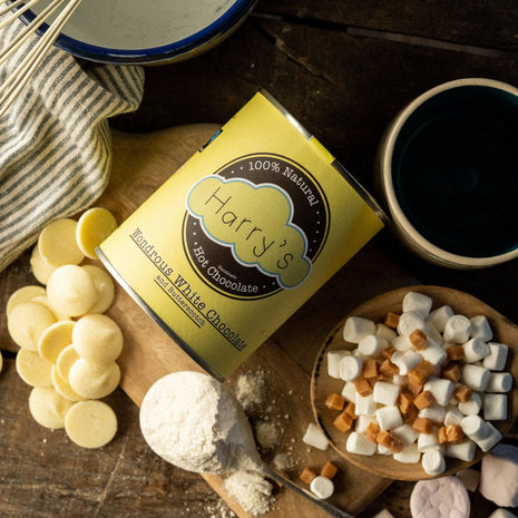 Harry’s — White 30% Hot Chocolate — packaging view