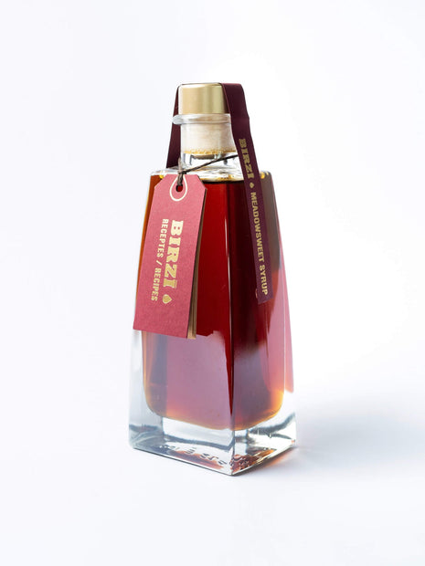 BIRZĪ Meadowsweet Syrup, 200ml glass bottle