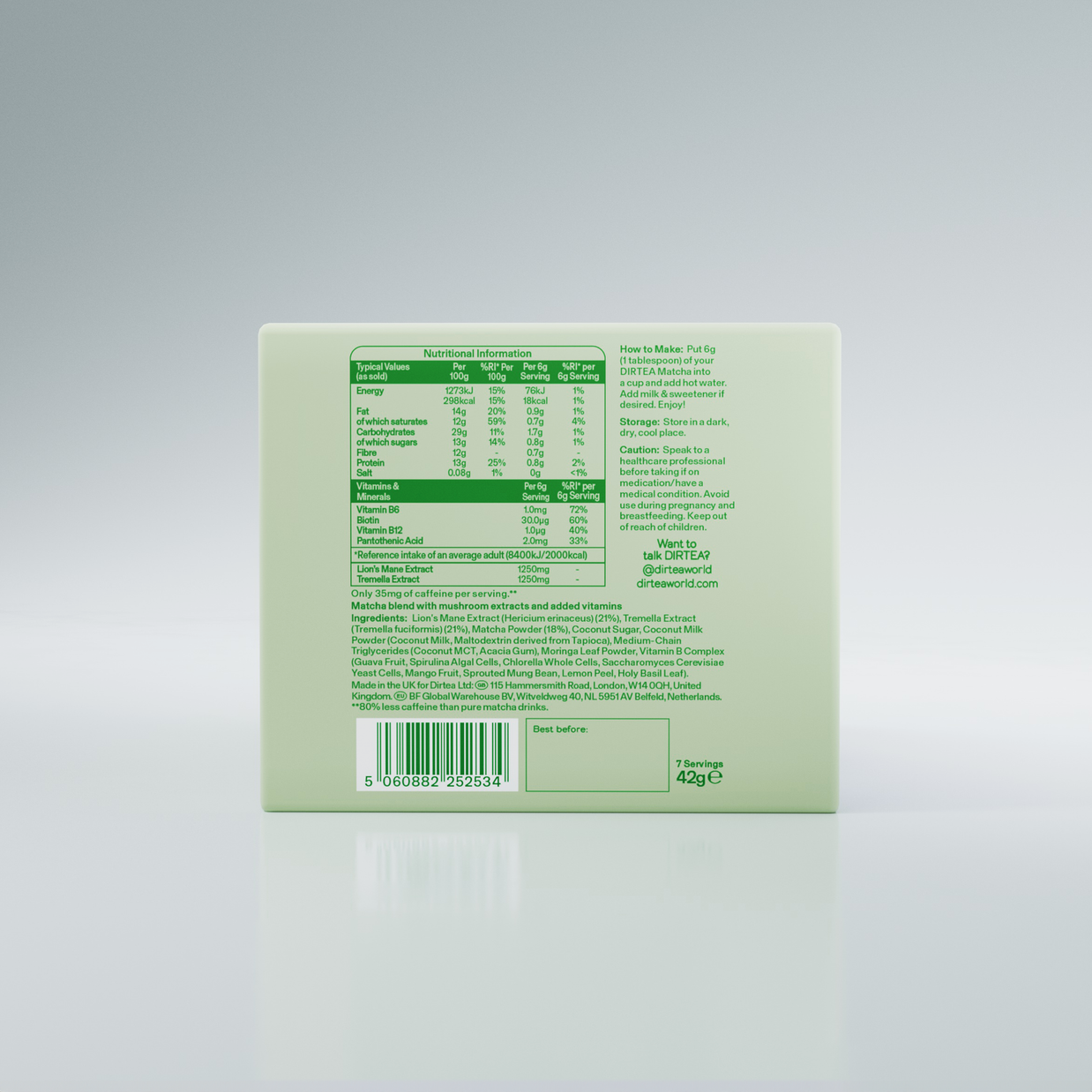 Mushroom Matcha x 7 Sachets