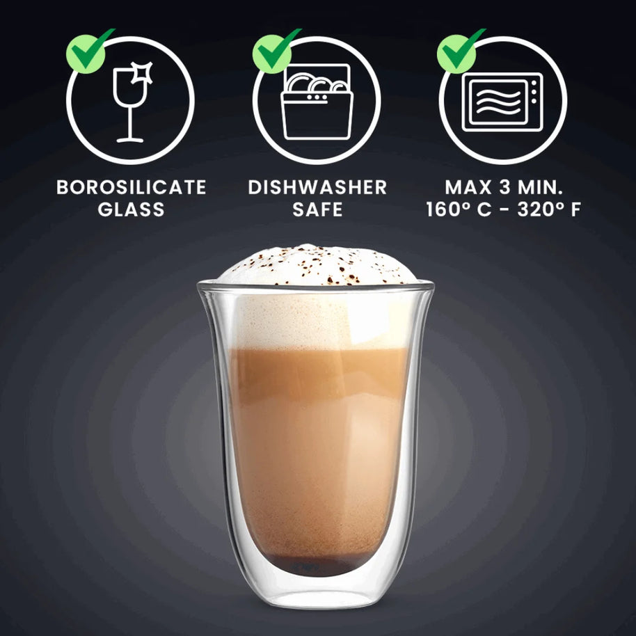 Bialetti Firenze Double-Walled Glasses — 2 Pack