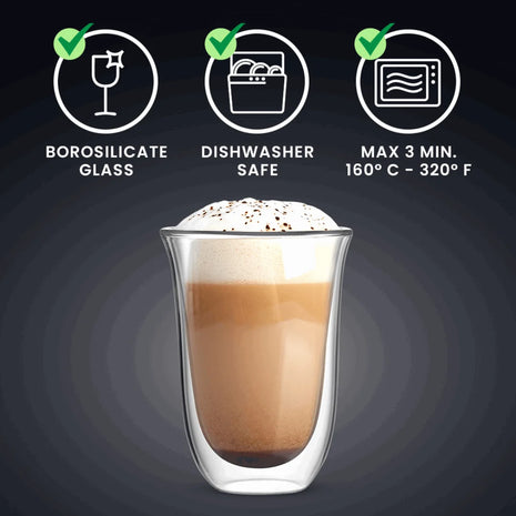 Bialetti Firenze Double-Walled Glasses — 2 Pack