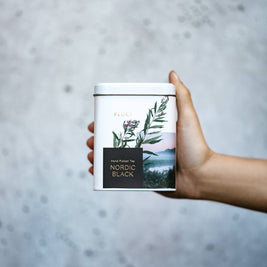 Nordic Black Tea - decaf, energy-boost, organic, herbal tea: 25 biodegradable tea bags plastic free