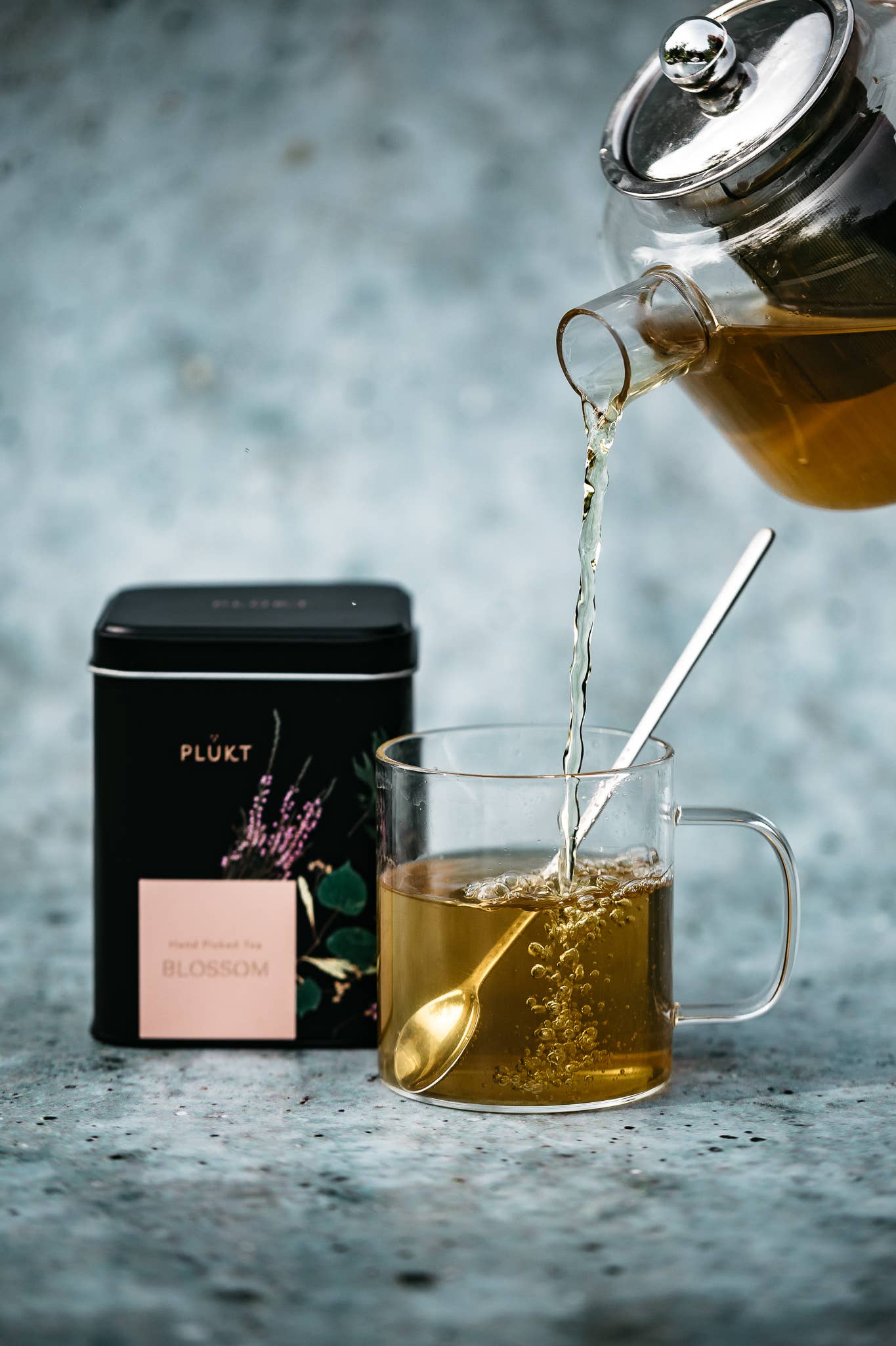 Tea Blend Blossom - flower tea blend, herbal flower organic: 25 biodegrdabale tea bags free from plastic