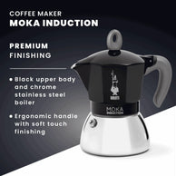 Bialetti Moka Induction Stovetop Coffee Maker
