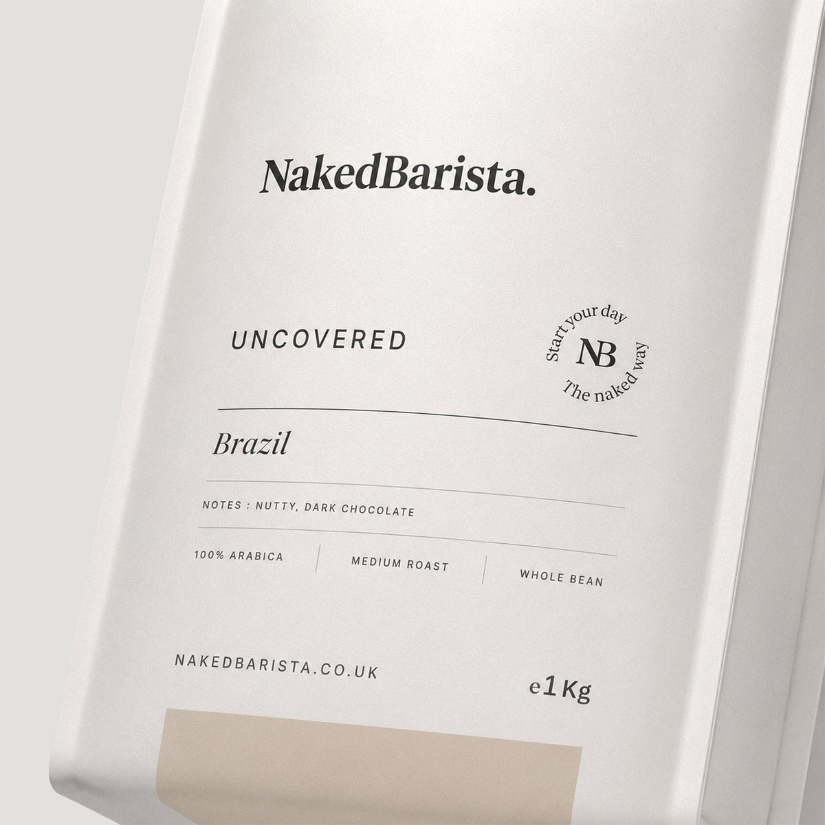 Naked Barista uncovered label detail on the producer’s 1kg bag; sold here as 500g whole beans