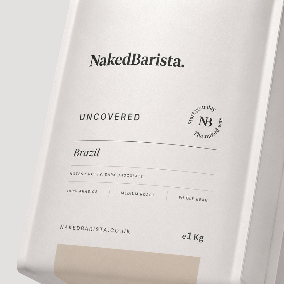Naked Barista uncovered label detail on the producer’s 1kg bag; sold here as 500g whole beans