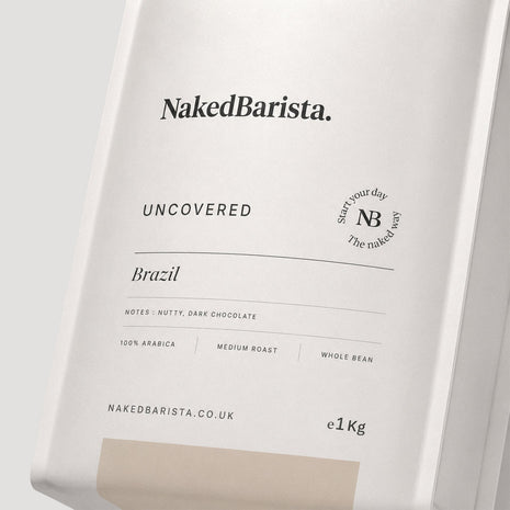 Naked Barista uncovered label detail on the producer’s 1kg bag; sold here as 500g whole beans