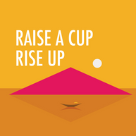 Volcano Coffee Works Rise Up Blend — Rise a Cup Rise Up graphic